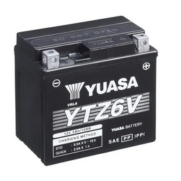 YTZ6V (WC) 12V Yuasa High Performance MF VRLA Battery