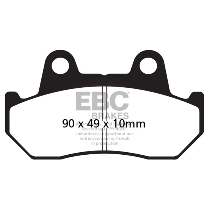 EBC Brakes Off Road Motorcycles Semi-Sintered Brake Pad - FA069V