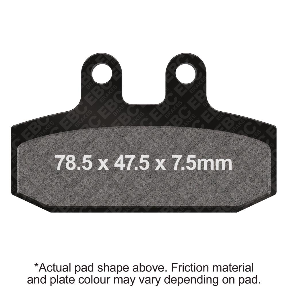 EBC Brakes Scooters HH Slintered Brake Pad -  SFA256HH