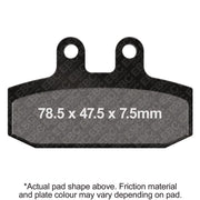 EBC Brakes Scooters HH Slintered Brake Pad -  SFA256HH