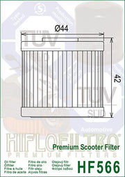 Hiflofiltro Premium Oil Filter - HF566