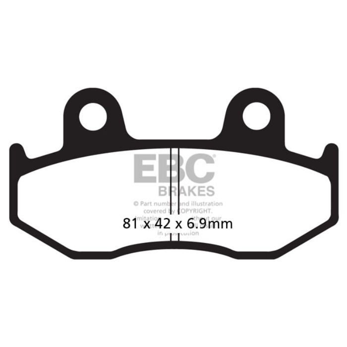 EBC Brakes Scooters organic Brake Pad - SFA323/2