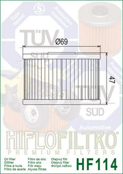 Hiflofiltro Premium Oil Filter - HF114