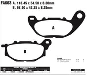 EBC Brakes Motorcycles HH Sintered Brake Pad - FA663HH