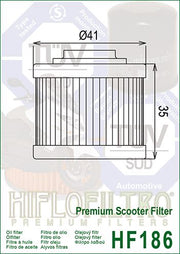 Hiflofiltro Premium Oil Filter - HF186