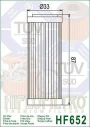 Hiflofiltro Premium Oil Filter - HF652
