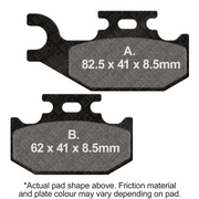 EBC Brakes Motorcycles Dirt Sintered Brake Pad - FA414R