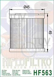 Hiflofiltro Premium Oil Filter - HF563