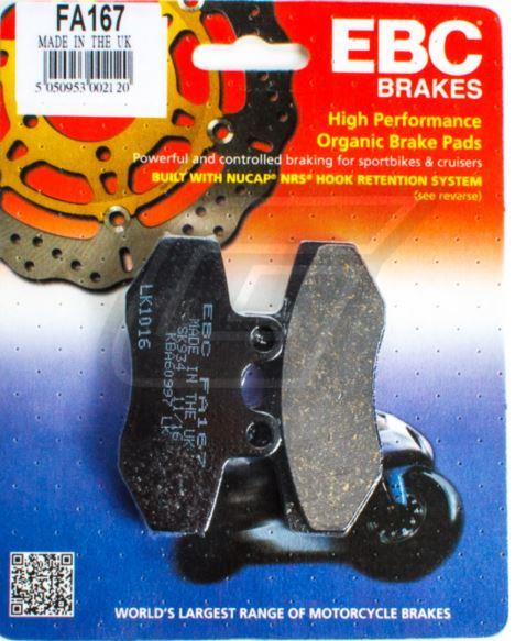 EBC Brakes Motorcycles Organic Brake Pad -  FA167