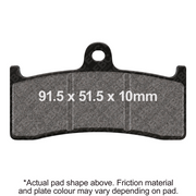 EBC Brakes Motorcycles HH Sintered Brake Pad - FA249HH