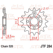 JT Sprockets Front Sprocket - JTF284.13 - 520 Pitch