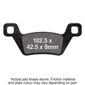 EBC Brakes Off Road Motorcycles TT Hybrid Carbon Brake Pad - FA600TT