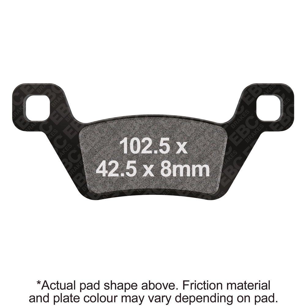 EBC Brakes Off Road Motorcycles TT Hybrid Carbon Brake Pad - FA600TT
