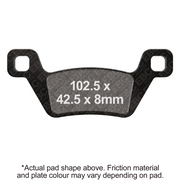 EBC Brakes Off Road Motorcycles TT Hybrid Carbon Brake Pad - FA600TT
