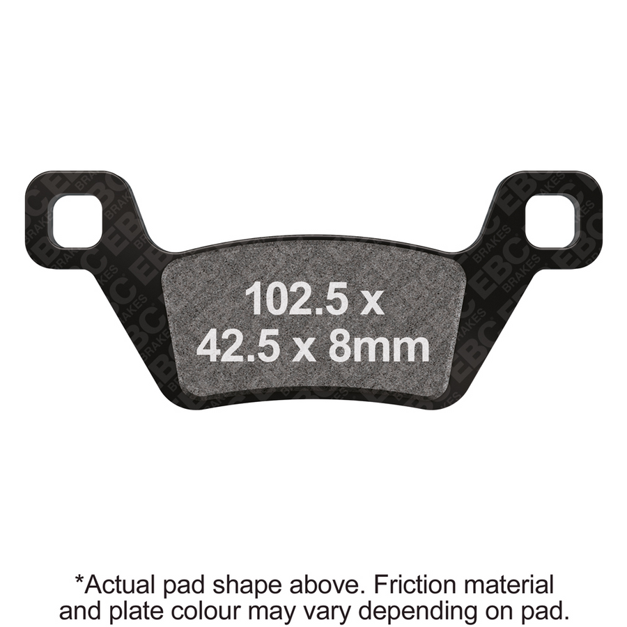 EBC Brakes Off Road Motorcycles TT Hybrid Carbon Brake Pad - FA600TT