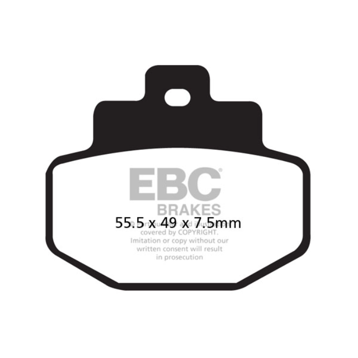 EBC Brakes Scooters Carbon Brake Pad -  SFAC321