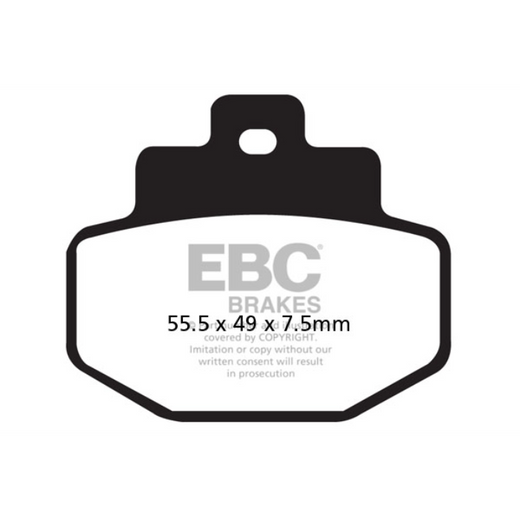 EBC Brakes Scooters Carbon Brake Pad -  SFAC321