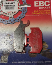 EBC Brakes Off Road Motorcycles TT Hybrid Carbon Brake Pad - FA414TT