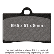 EPFA095HH - EBC EXTREME PRO SINTER BRAKE PADS