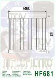 HifloFiltro Premium Oil Filter - HF681