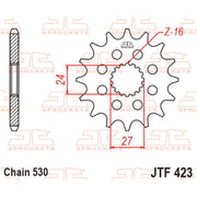 JT Sprockets Front Sprocket - JTF423.18 - 530 Pitch