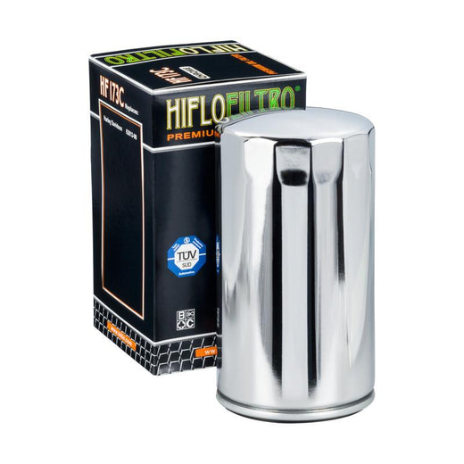 HifloFiltro Premium Oil Filter - HF173C - Chrome