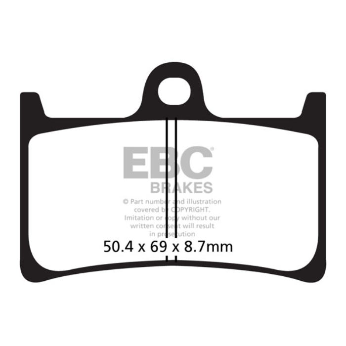 EBC Brakes Scooters HH Slintered Brake Pad -  SFA252HH