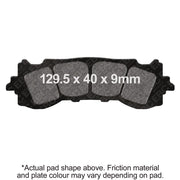 EBC Brakes Motorcycles HH Sintered Brake Pad - FA717HH