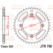 JT Sprocket Rear Sprocket - JTR798.47