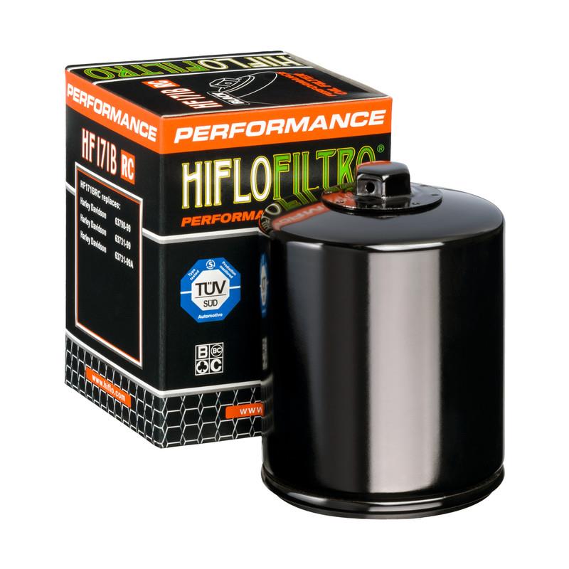 HifloFiltro High-Performance Racing Oil Filter - HF171CRC - Chrome