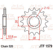 JT Sprockets Front Sprocket - JTF1579.16 - 520 Pitch