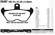 EBC Brakes Motorcycles HH Sintered Brake Pad - FA407HH