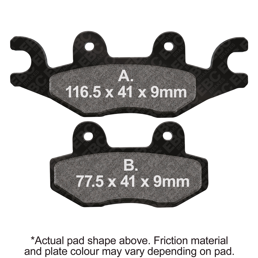 EBC Brakes Scooters organic Brake Pad - SFA484