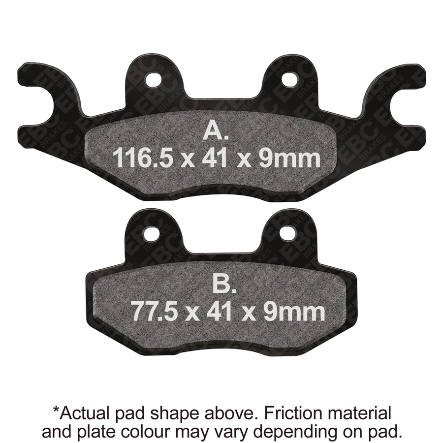 EBC Brakes Scooters organic Brake Pad - SFA484