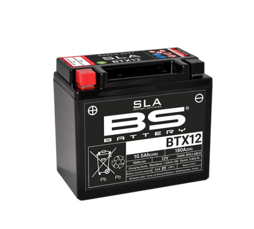 BS Battery Factory charged - BS-BTX12 SLA