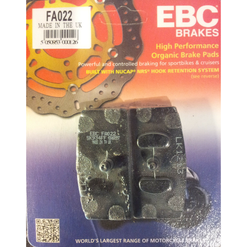 EBC Brakes Off Road Motorcycles Semi-Sintered Brake Pad - FA022V