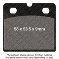 EBC Brakes Off Road Motorcycles Semi-Sintered Brake Pad - FA171V