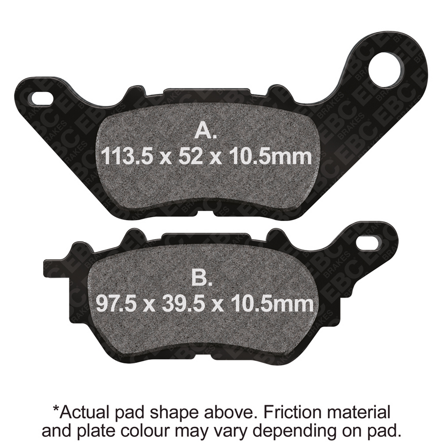 EBC Brakes Scooters HH Slintered Brake Pad -  SFA706HH