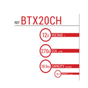BS Battery Factory charged - BS-BTX20CH SLA - thebikeguys