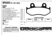 EBC Brakes Scooters HH Slintered Brake Pad -  SFA323HH