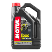 Motul 5000 10W40 4T Promo 4 Litres + 1 Litre Free