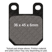 EBC Brakes Off Road Motorcycles TT Hybrid Carbon Brake Pad - FA115TT