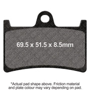 EPFA252HH - EBC EXTREME PRO SINTER BRAKE PADS