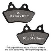 EBC Brakes Motorcycles HH Sintered Brake Pad - FA434HH