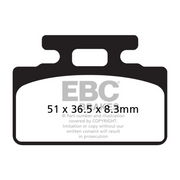 EBC Brakes Scooters organic Brake Pad - SFA151