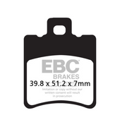 EBC Brakes Scooters Carbon Brake Pad -  SFAC193