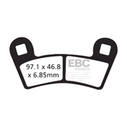 EBC Brakes Off Road Motorcycles TT Hybrid Carbon Brake Pad - FA456TT