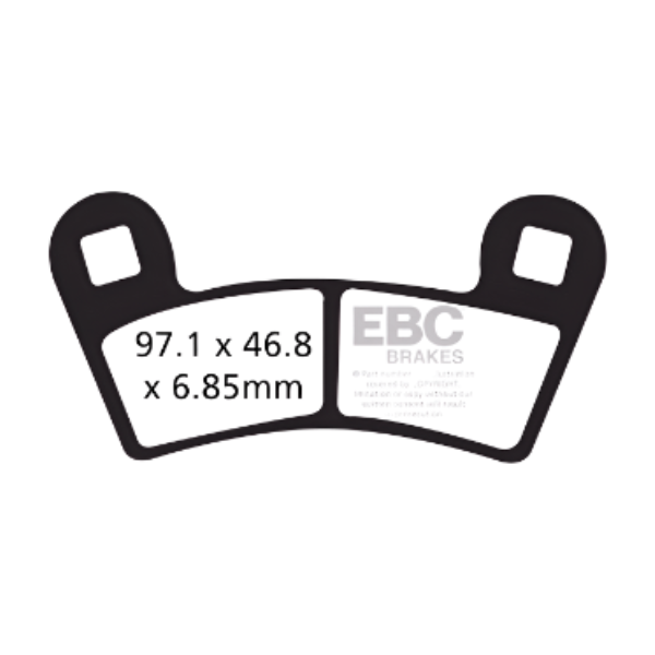EBC Brakes Off Road Motorcycles TT Hybrid Carbon Brake Pad - FA456TT