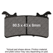EPFA757HH - EBC EXTREME PRO SINTER BRAKE PADS