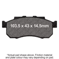EBC Brakes Off Road Motorcycles TT Hybrid Carbon Brake Pad - FA712TT